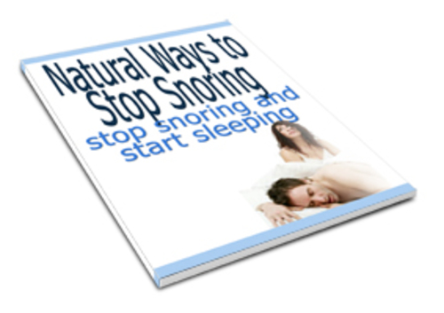 Product picture Natural Way to Stop Snoring